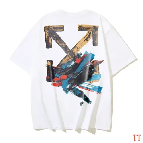 Off-White T-Shirts Short Sleeved For Unisex #1404539 $29.00 USD, Wholesale Replica Off-White T-Shirts