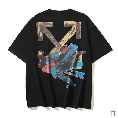 Off-White T-Shirts Short Sleeved For Unisex #1404540 $29.00 USD, Wholesale Replica Off-White T-Shirts