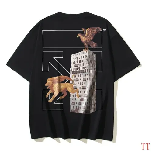 Off-White T-Shirts Short Sleeved For Unisex #1404546 $29.00 USD, Wholesale Replica Off-White T-Shirts