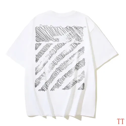 Off-White T-Shirts Short Sleeved For Unisex #1404551 $29.00 USD, Wholesale Replica Off-White T-Shirts
