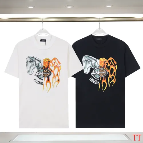 Replica Amiri T-Shirts Short Sleeved For Unisex #1404587 $32.00 USD for Wholesale