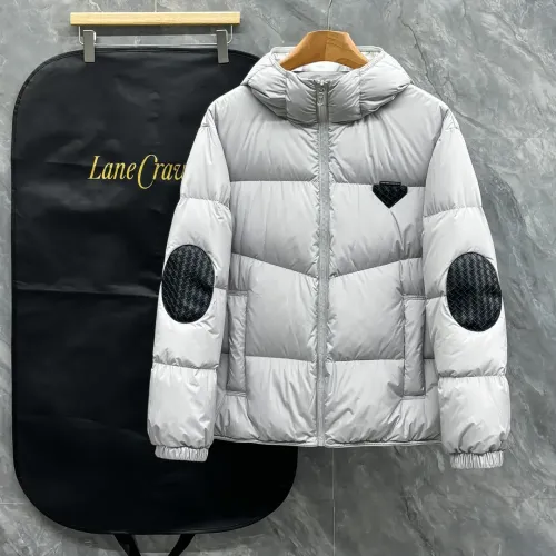 Bottega Veneta BV Down Feather Coat Long Sleeved For Men #1404755 $212.00 USD, Wholesale Replica Bottega Veneta BV Down Feather Coat