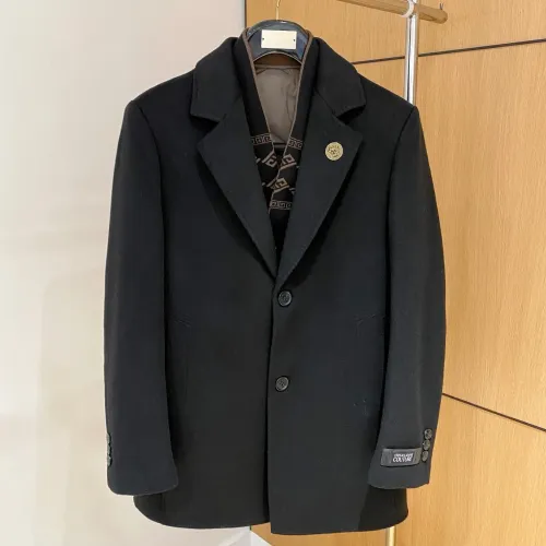 Versace Coats Long Sleeved For Men #1404760 $314.05 USD, Wholesale Replica Versace Coats
