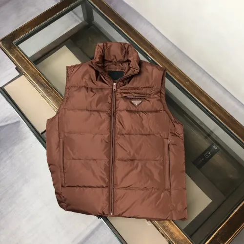 Prada Down Feather Coat Sleeveless For Men #1404782 $155.00 USD, Wholesale Replica Prada Down Feather Coat