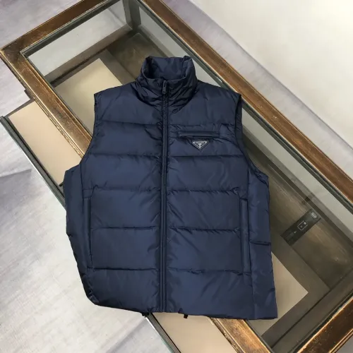 Replica Prada Down Feather Coat Sleeveless For Men #1404783 $155.00 USD for Wholesale