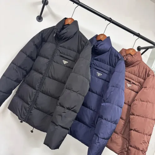 Replica Prada Down Feather Coat Long Sleeved For Men #1404787 $192.00 USD for Wholesale