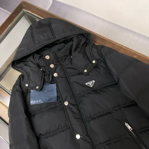 Replica Prada Down Feather Coat Long Sleeved For Men #1404798 $195.00 USD for Wholesale