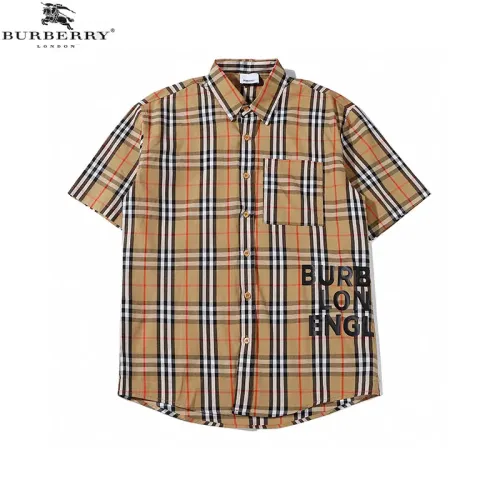 Burberry Shirts Short Sleeved For Men #1404825 $36.00 USD, Wholesale Replica Burberry Shirts