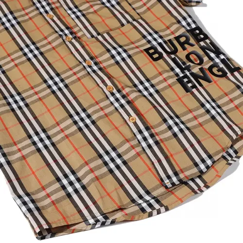 Replica Burberry Shirts Short Sleeved For Men #1404825 $36.00 USD for Wholesale