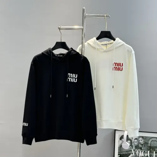 Replica MIU MIU Hoodies Long Sleeved For Men #1405092 $85.00 USD for Wholesale
