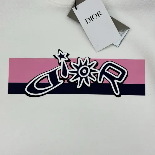 Replica Christian Dior Hoodies Long Sleeved For Men #1405094 $92.00 USD for Wholesale