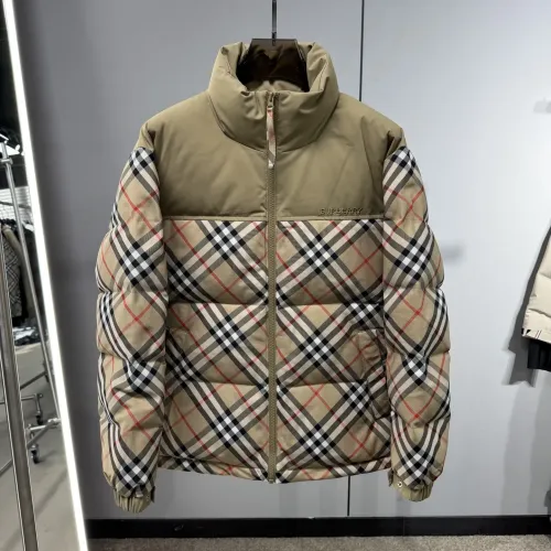 Burberry Down Feather Coat Long Sleeved For Men #1405216 $200.00 USD, Wholesale Replica Burberry Down Feather Coat