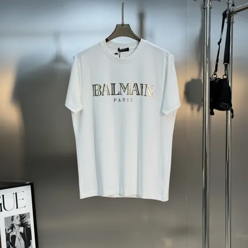 Balmain T-Shirts Short Sleeved For Men #1405234 $76.00 USD, Wholesale Replica Balmain T-Shirts