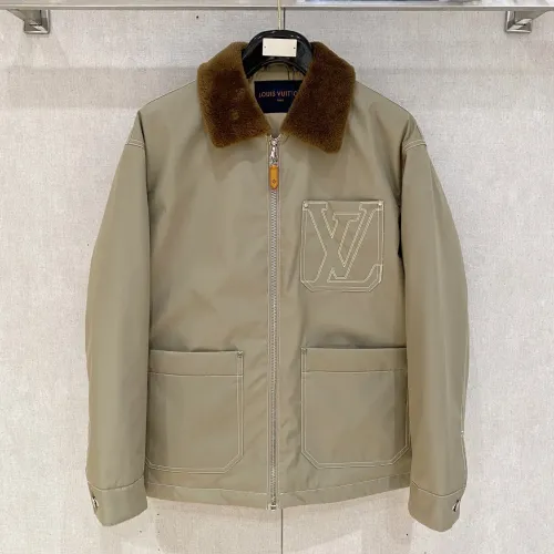Louis Vuitton LV Down Feather Coat Long Sleeved For Men #1405252 $175.00 USD, Wholesale Replica Louis Vuitton LV Down Feather Coat