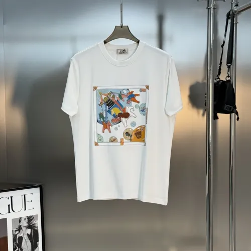 Hermes T-Shirts Short Sleeved For Men #1405314 $80.00 USD, Wholesale Replica Hermes T-Shirts