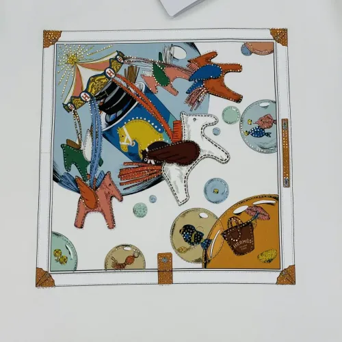 Replica Hermes T-Shirts Short Sleeved For Men #1405314 $80.00 USD for Wholesale