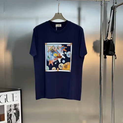 Hermes T-Shirts Short Sleeved For Men #1405315 $80.00 USD, Wholesale Replica Hermes T-Shirts