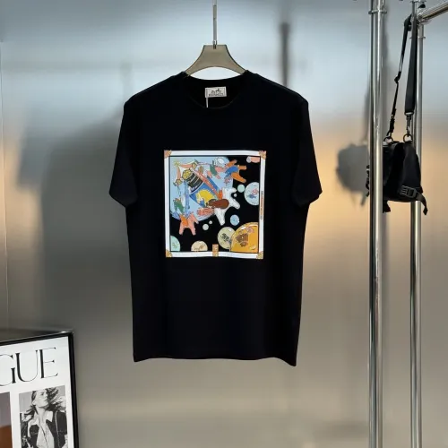 Hermes T-Shirts Short Sleeved For Men #1405316 $80.00 USD, Wholesale Replica Hermes T-Shirts