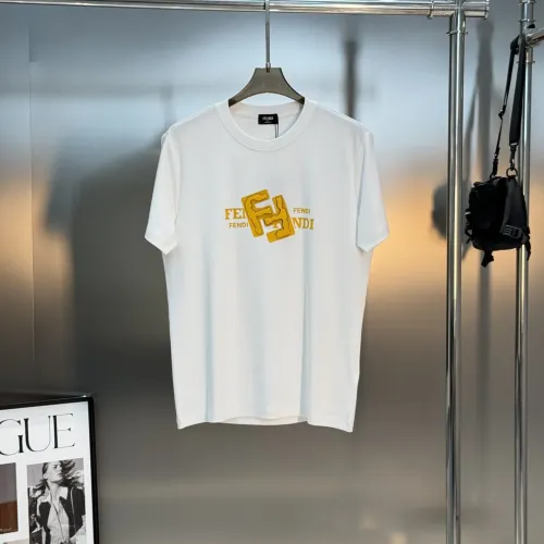 Fendi T-Shirts Short Sleeved For Men #1405339 $80.00 USD, Wholesale Replica Fendi T-Shirts