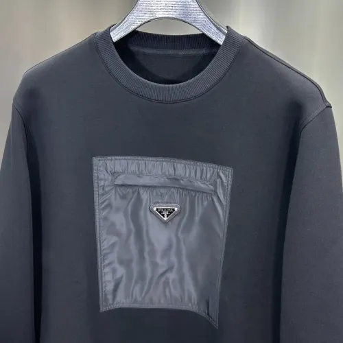 Replica Prada Hoodies Long Sleeved For Men #1405379 $82.00 USD for Wholesale