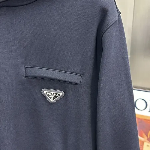 Replica Prada Hoodies Long Sleeved For Men #1405381 $96.00 USD for Wholesale