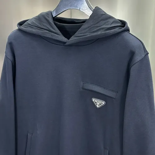 Replica Prada Hoodies Long Sleeved For Men #1405381 $96.00 USD for Wholesale