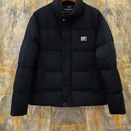 Dolce &amp; Gabbana D&amp;G Down Feather Coat Long Sleeved For Unisex #1405407 $277.69 USD, Wholesale Replica Dolce &amp; Gabbana D&amp;G Down Feather Coat