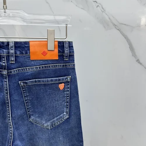 Replica Hermes Jeans For Men #1405429 $85.00 USD for Wholesale