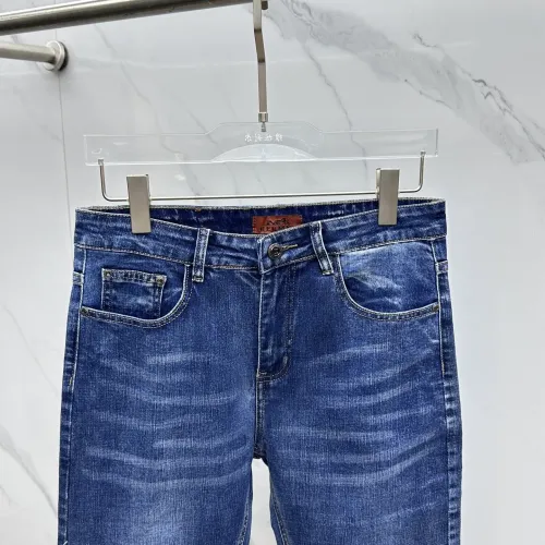 Replica Hermes Jeans For Men #1405429 $85.00 USD for Wholesale