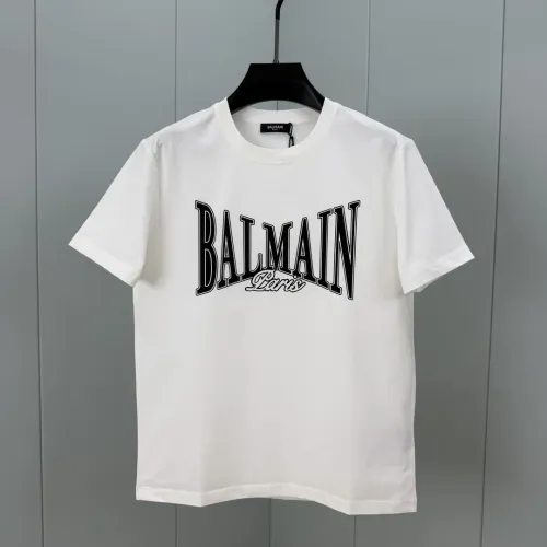 Balmain T-Shirts Short Sleeved For Unisex #1405496 $72.00 USD, Wholesale Replica Balmain T-Shirts