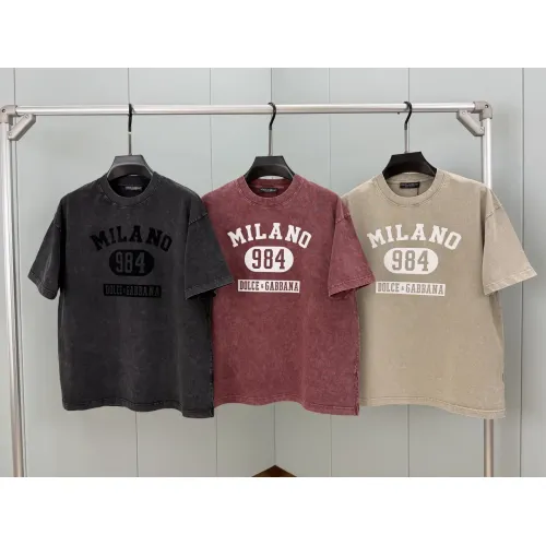 Replica Dolce & Gabbana D&G T-Shirts Short Sleeved For Unisex #1405583 $72.00 USD for Wholesale