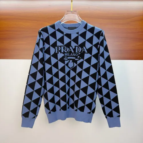 Prada Sweaters Long Sleeved For Unisex #1405608 $82.00 USD, Wholesale Replica Prada Sweaters