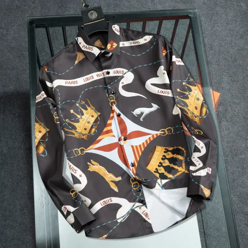 Louis Vuitton LV Shirts Long Sleeved For Men #1405853 $48.00 USD, Wholesale Replica Louis Vuitton LV Shirts