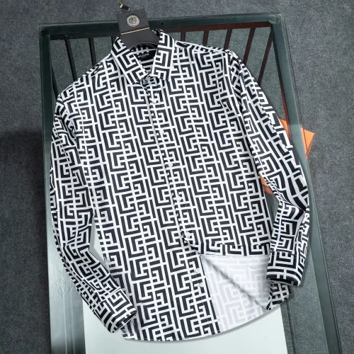 Balmain Shirts Long Sleeved For Men #1405861 $38.00 USD, Wholesale Replica Balmain Shirts