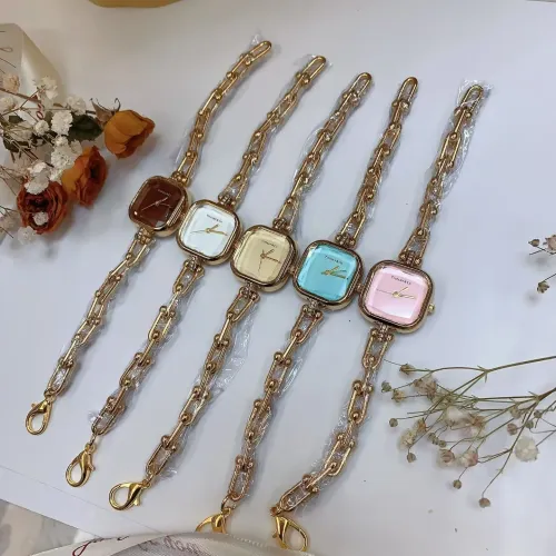 Replica Tiffany Watches In Gold For Women #1405878 $27.00 USD for Wholesale