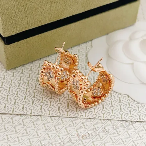 Replica Van Cleef & Arpels Earrings For Women #1406127 $29.00 USD for Wholesale