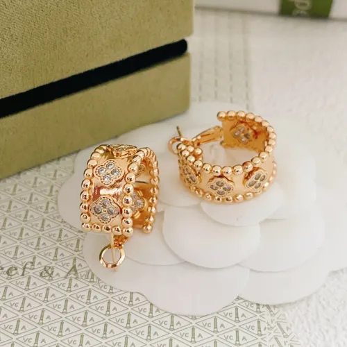 Replica Van Cleef & Arpels Earrings For Women #1406127 $29.00 USD for Wholesale