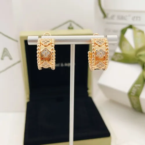 Replica Van Cleef & Arpels Earrings For Women #1406127 $29.00 USD for Wholesale