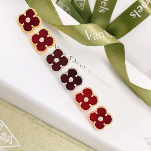 Replica Van Cleef & Arpels Earrings For Women #1406183 $25.00 USD for Wholesale
