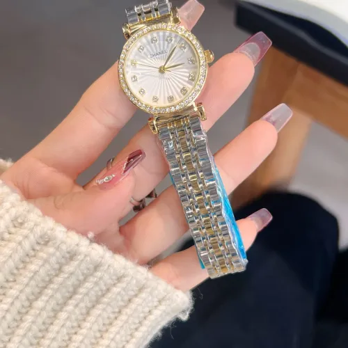 Replica Chanel Watches In Gold #1406227 $32.00 USD for Wholesale