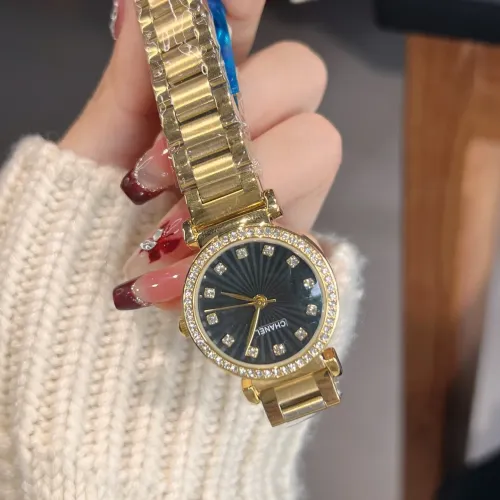 Replica Chanel Watches In Gold #1406244 $32.00 USD for Wholesale