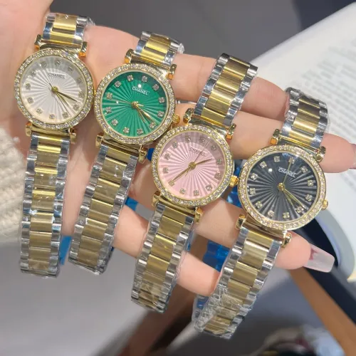 Replica Chanel Watches In Gold #1406253 $32.00 USD for Wholesale