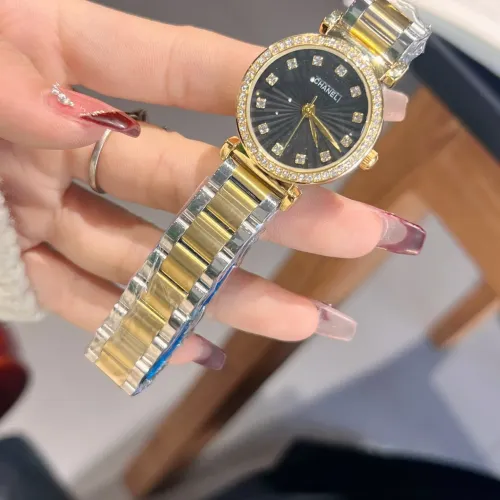 Replica Chanel Watches In Gold #1406254 $32.00 USD for Wholesale