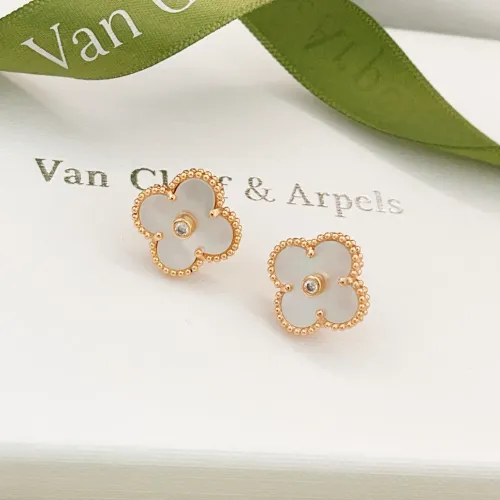Replica Van Cleef & Arpels Earrings For Women #1406294 $25.00 USD for Wholesale