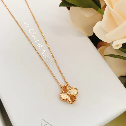Replica Van Cleef & Arpels Necklaces For Women #1406575 $25.00 USD for Wholesale