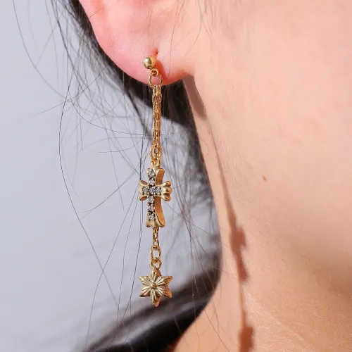 Replica Chrome Hearts Earrings For Women #1406695 $39.00 USD for Wholesale