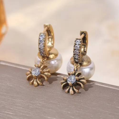 Chrome Hearts Earrings For Women #1406699 $39.00 USD, Wholesale Replica Chrome Hearts Earrings