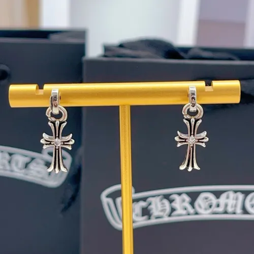 Replica Chrome Hearts Earrings #1406757 $25.00 USD for Wholesale