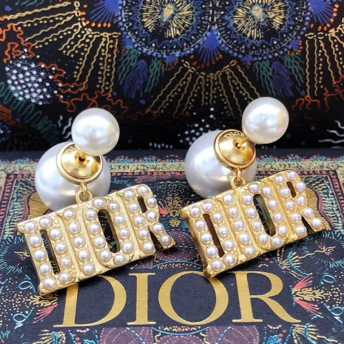 Replica Christian Dior Earrings For Women #1406856 $27.00 USD for Wholesale