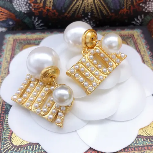 Replica Christian Dior Earrings For Women #1406856 $27.00 USD for Wholesale